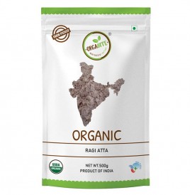 Orgabite Organic Ragi Atta   Pack  500 grams